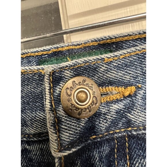 Vtg Cabela’s Men’s 40x30 Fleece Lined Jeans Outdoor Winter Cold Weather Pants - Picture 4 of 9